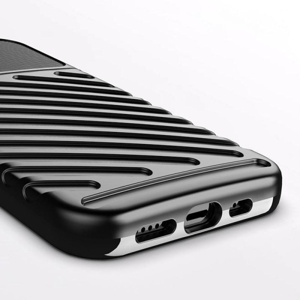 iPhone 13 - Thunder joustava, kestävä, ohut kotelo - musta Black