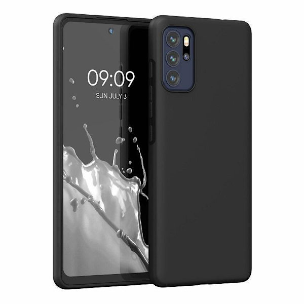 Motorola Moto G62 5G - Matta TPU pehmeä kansi - musta Black