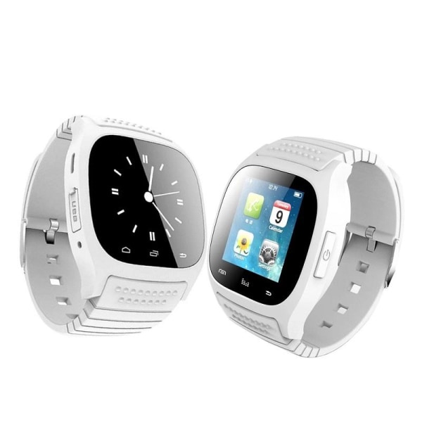 Bluetooth AlphaOne Smartwatch -monitoimikosketusnäyttö White