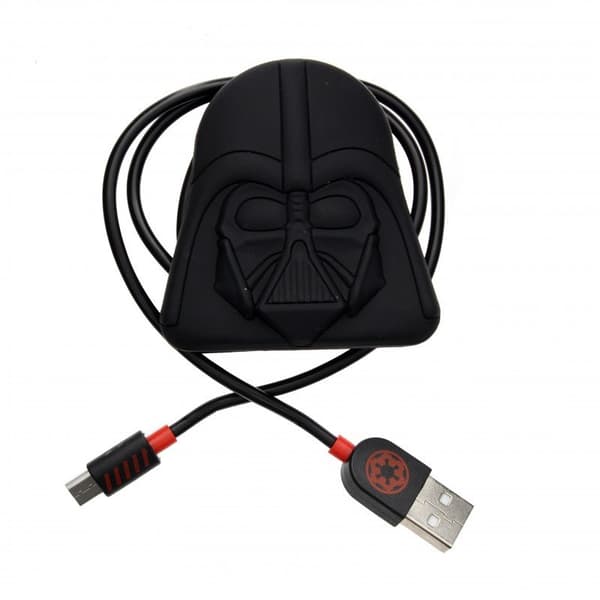 Star Wars Darth Vader Micro USB kabel för Android Mobiltelefon Black