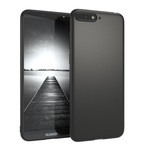 Huawei Y6 (2018) - Matt TPU Soft Cover Sort Black
