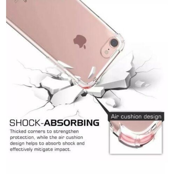 iPhone SE 2022 / SE 2020/7/8 - Bumper Ekstra stødsikker etui Transparent