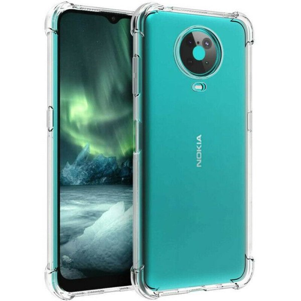 Nokia G10 / Nokia G20 - Bumper Extra Stöttåligt Slim Skal Transparent