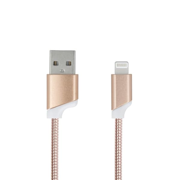 iPhone Snabbladdning Lightning kabel för iPhone / iPad - 2Amp Pink gold