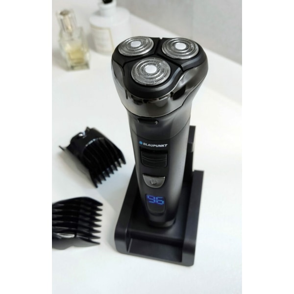 Blaupunkt 3-i-1 barbermaskine til mænd med trimmer Vandtæt MSR801 Black