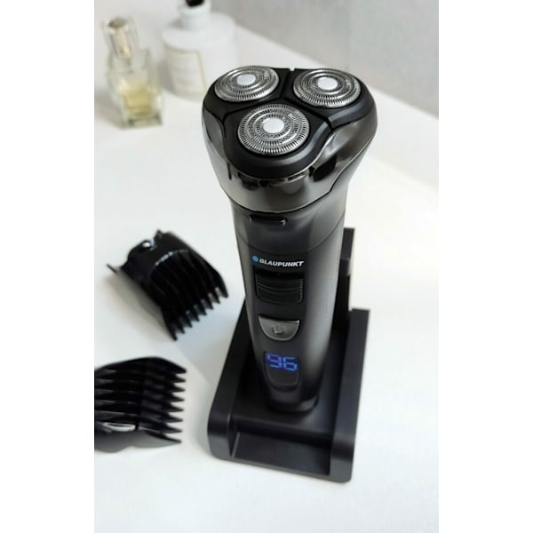 Blaupunkt 3in1 Men's Rakapparat med Trimmer Vattentät MSR801 Black