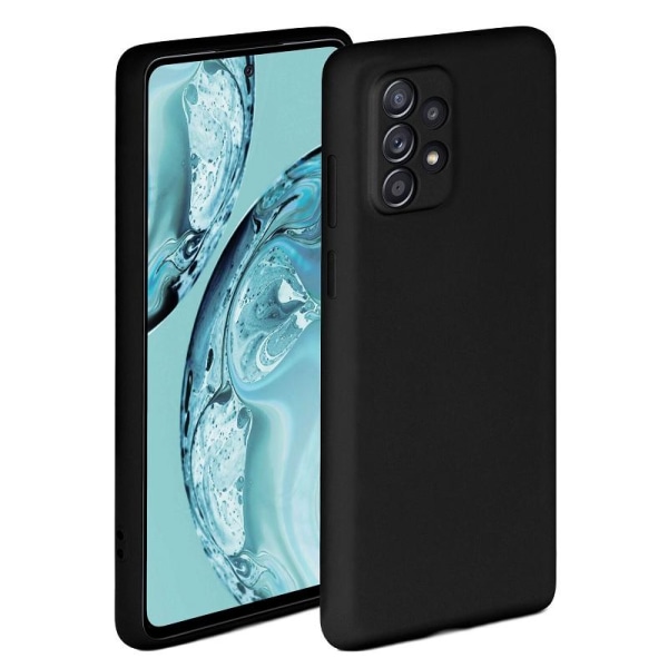 Samsung A52 / A52 5G / A52s - Matt TPU Mjuk Skal - Svart Black