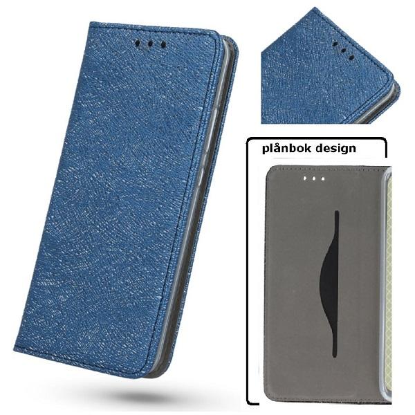iPhone X / XS - Smart Shine Flip Case Mobilplånbok - Blå Blå
