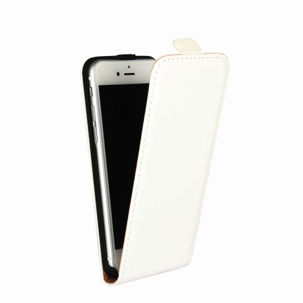 iPhone 6 Plus / 6s Plus DeLuxe Leather Fodral Mobilplånbok - Vit Vit