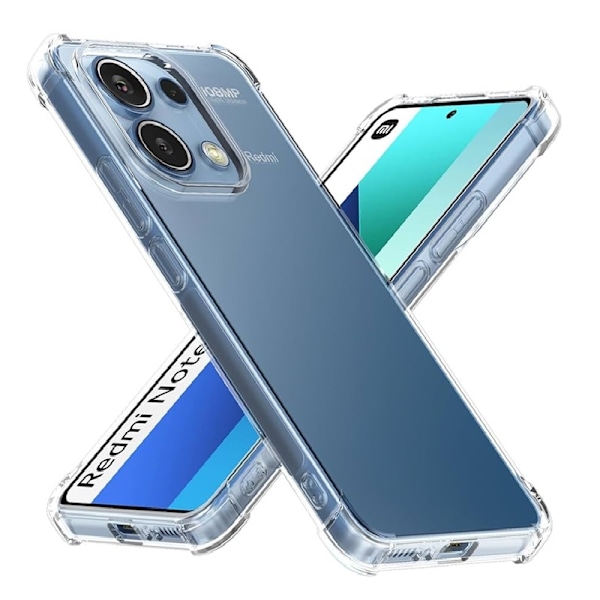 Xiaomi Redmi Note 13 4G - Bumper Stöttåligt Slim Skal Transparent