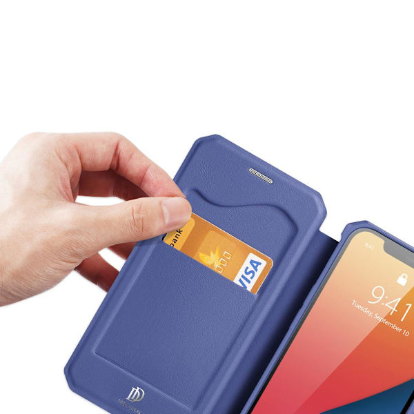 iPhone 13 Pro Max -  Dux DUCIS Shockproof Mobilplånbok - Blå Blå