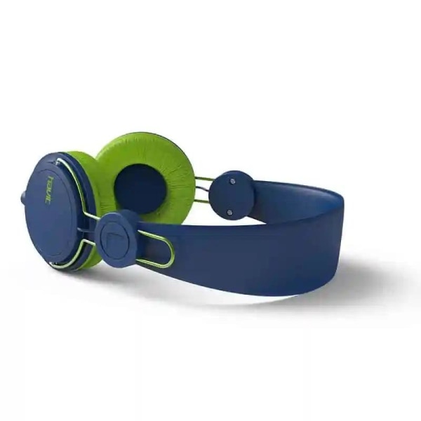 HAVIT HD & Stereo Kablede hovedtelefoner med mikrofon - blågrøn Multicolor