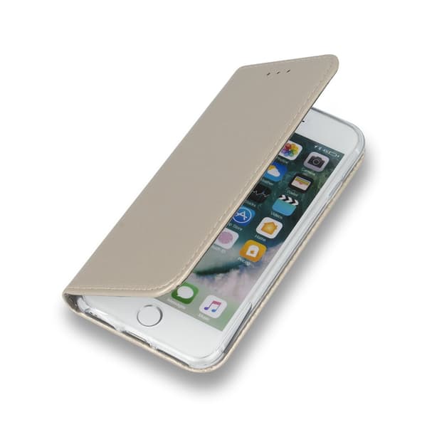 LG K40 - Smart Magnetic Mobilplånbok - Guld Gold