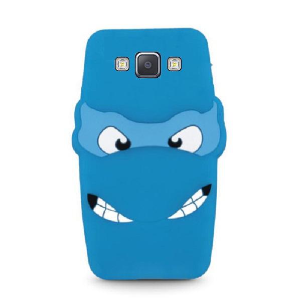 Samsung Galaxy A5 (2015) - 3D Silikonskydd Skal - Blå Blå