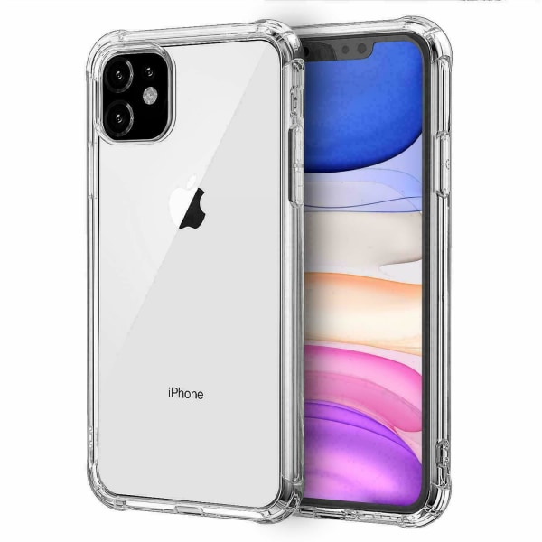 iPhone 12 PRO MAX - Bumper Extra Stöttåligt Slim Mjuk Skal Transparent