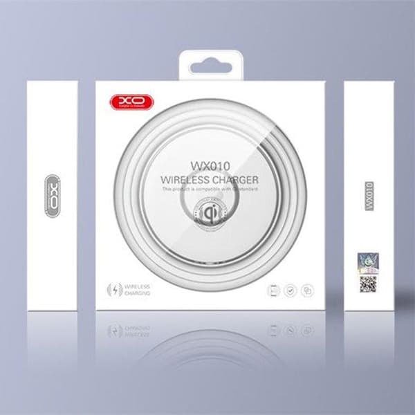 XO-WX010 Induktion Trådlös laddare - För iPhone / Android - Vit White