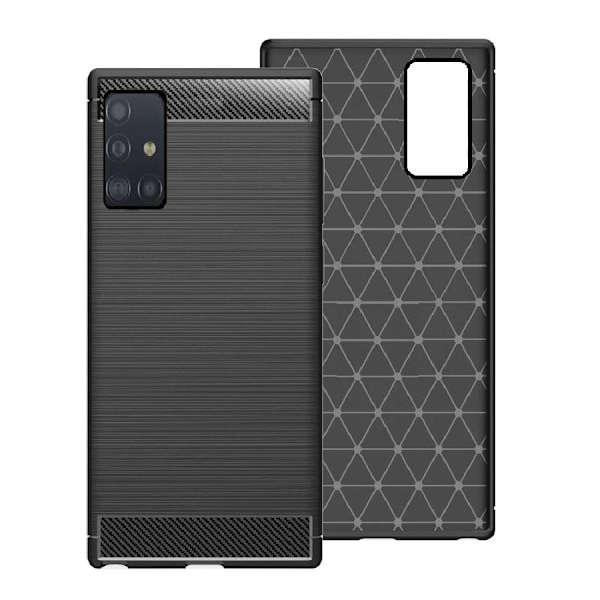 Samsung Galaxy S20 Plus  - Flexibel Carbon Mjuk TPU Skal - Svart Svart