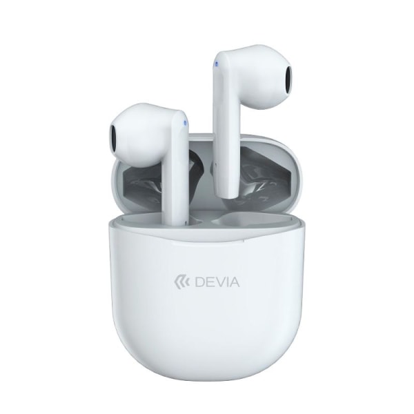 DEVIA TWS Joy BT 5.0 Stereo hovedtelefoner med opladningsboks - Hvid White