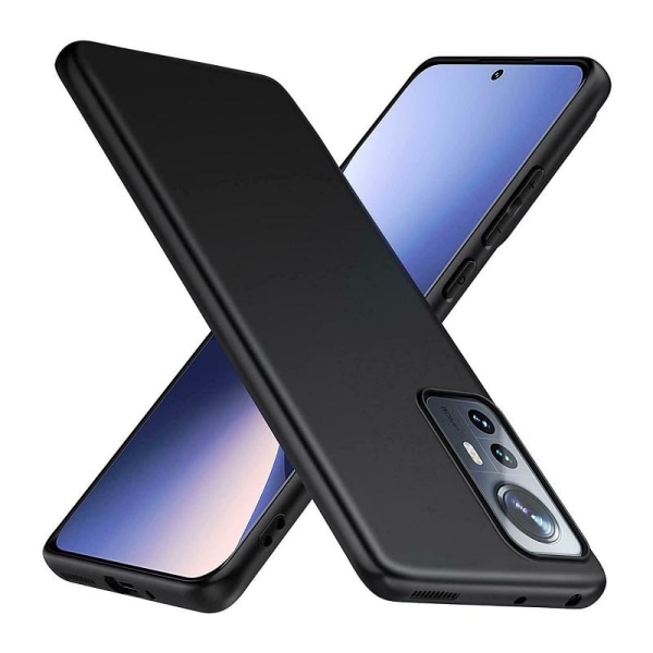Xiaomi 12T / Xiaomi 12T PRO - Matta TPU pehmeä kansi, musta Black