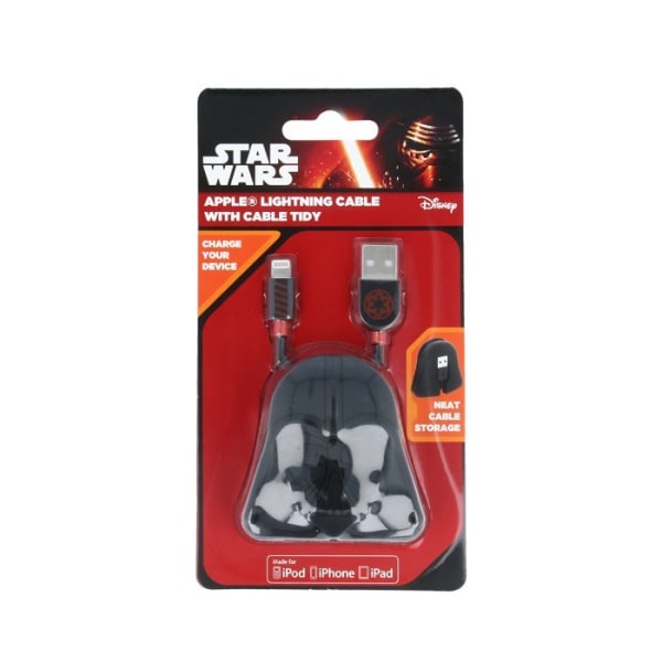 Star Wars Darth Vader Lightning kabel för iPhone iPad iPod Black