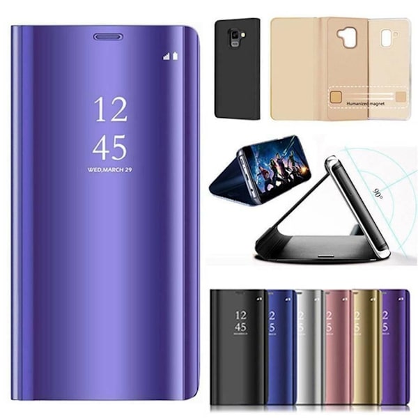 Samsung Galaxy A15 / A15 5G - Smart Clear View Fodral - Blå Blue