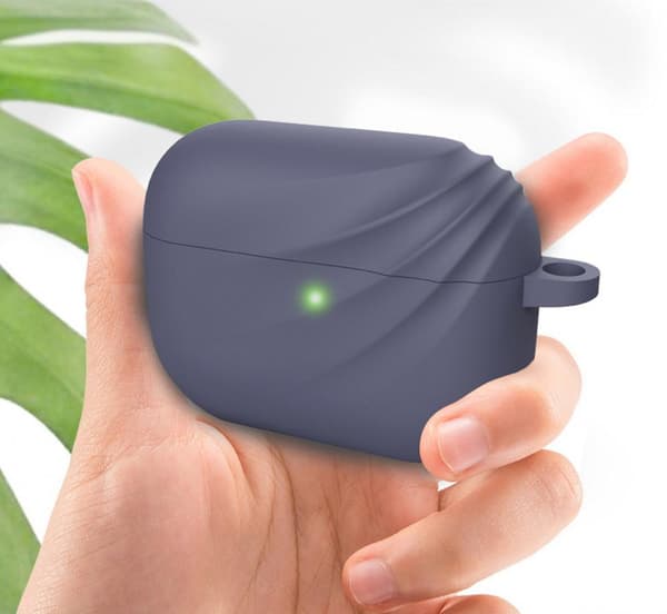 DEVIA Silikon laddningsfodral för AirPod Pro Med Krok - Blå Blue