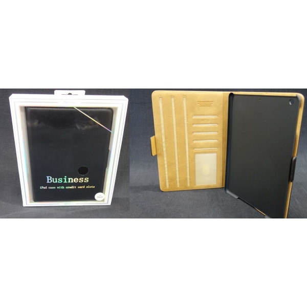 iPad Air-1 - Business Edition læder pungetui i topkvalitet Black