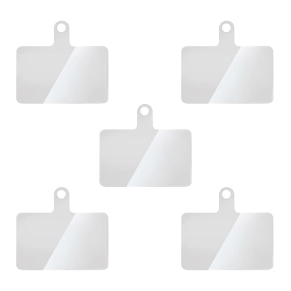 5-Pack Universal Strap insert / bandinsats för mobilskal, nackremsinsats Transparent