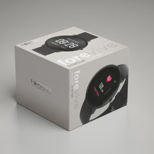 FOREVER Smartklocka ForeVive SB-320 Med Extra Rem - Svart Black