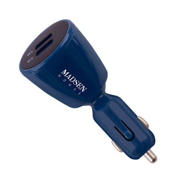 MADSEN HOUSE Billaddare 3.1Amp Dual USB - Lene100 Blå