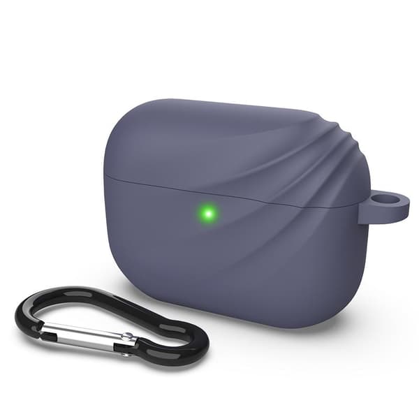 DEVIA Silikon laddningsfodral för AirPod Pro Med Krok - Blå Blå