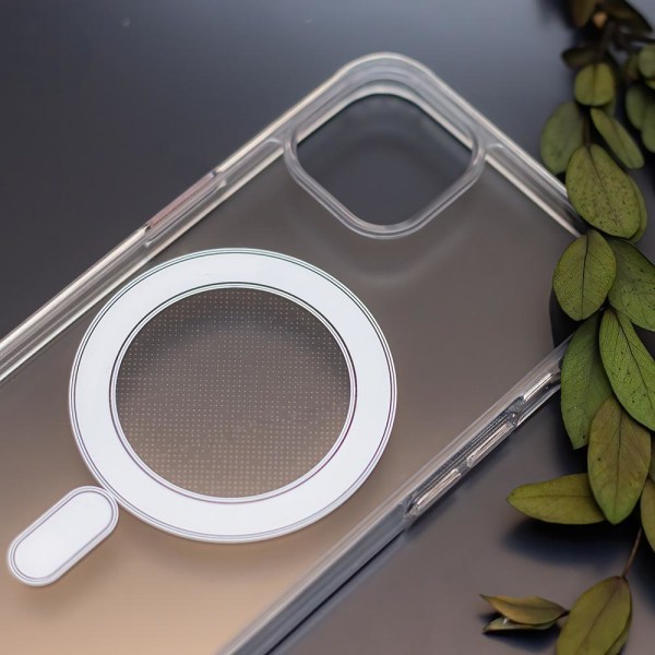 iPhone 13 Pro - Magasafe Extra iskunkestävä ohut pehmeä kansi Transparent