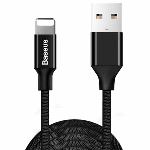 iPhone Snabbladdning Lightning kabel för iPhone / iPad - 120cm Black