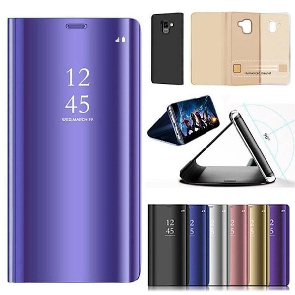 Xiaomi Mi Note 10 Lite - Smart Clear View Fodral - Blå Blå