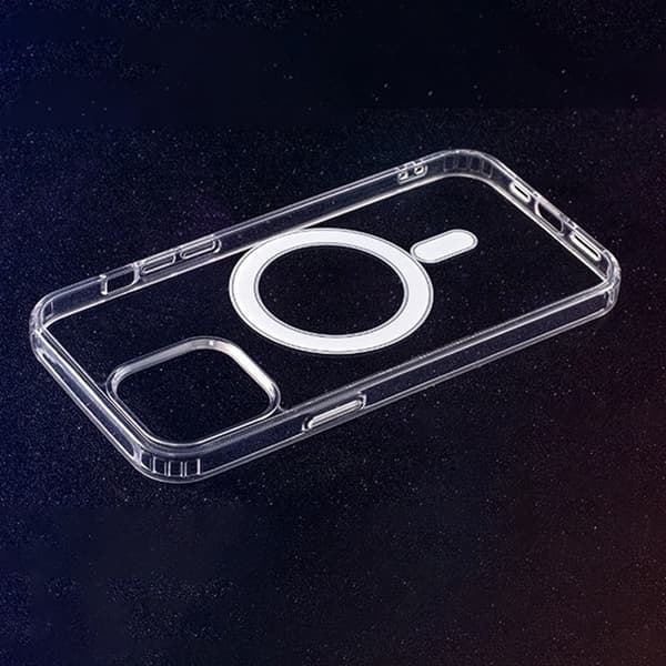 iPhone 14 Pro Max - Magasafe Extra Stöttåligt Slim Mjuk Skal Transparent