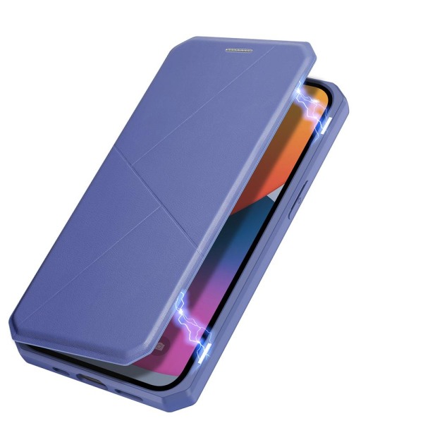 iPhone 13 Pro Max - Dux DUCIS Iskunkestävä mobiililompakko - sininen Blue