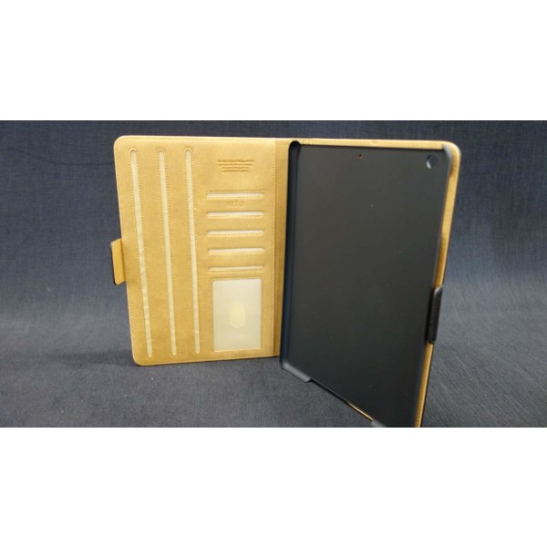 iPad Air-1 - Business Edition nahkainen laadukas lompakkokotelo Black