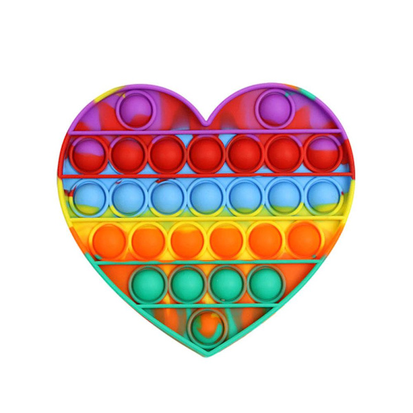 3-Pack Pop it Fidget Toy Leksak / Sensory, Stress Relax multifärg