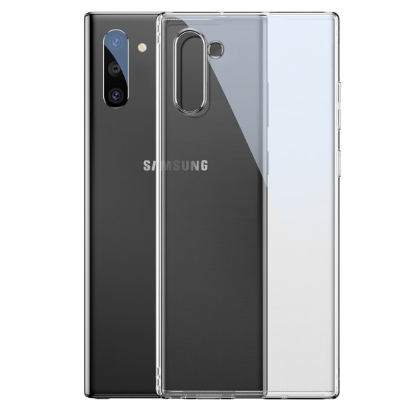 Samsung Galaxy Note 10 - BASEUS:n irtoamista estävä läpinäkyvä geelikuori Transparent