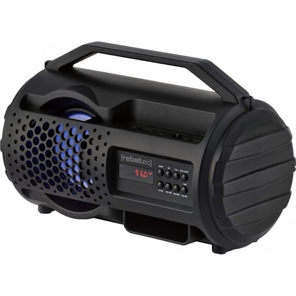 Bluetooth Högtalare Rebeltec Corfu med FM-radio microSD-kort, AU Svart