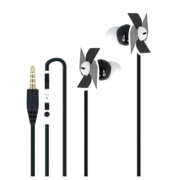 Forever CM-130 In-ear Hörlurar med Mikrofon Paper Windmill Svart