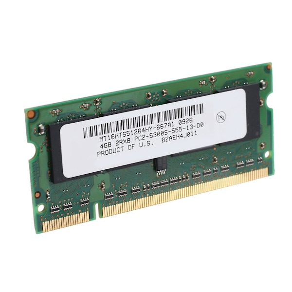 4GB DDR2 Laptop RAM 667Mhz PC2 5300 SODIMM 2RX8 200 Pins til Intel AMD Laptop Hukommelse