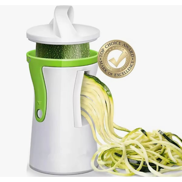 Robust Spiralizer i Rostfritt Stål, Bärbar Pastaskärare, Köksredskap för Morötter och Aubergine