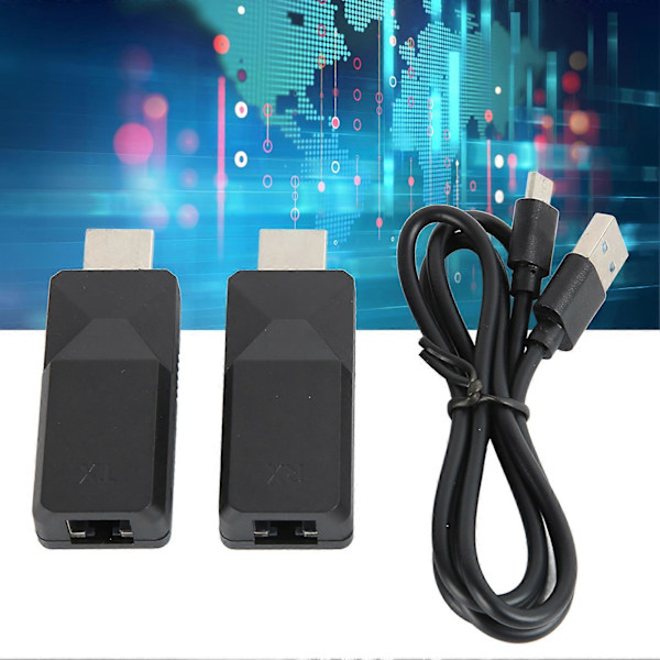 HD Multimedia Interface -jatke, lähetin ja vastaanotin, 165ft Cat5 Cat6 Ethernet RJ45 - HD Multimedia Interface -jatke