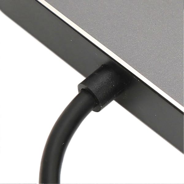 USB3.0 till HDMI VGA-adapter USB-delad skärm 1080P Gratis drivrutin Silvergrå 3-i-1-hubb