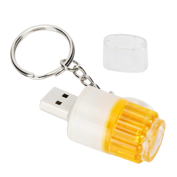 USB-minnepenn Cartoon Domineering Ølkopp Form Bærbar Lagring Minnepinne 2GB