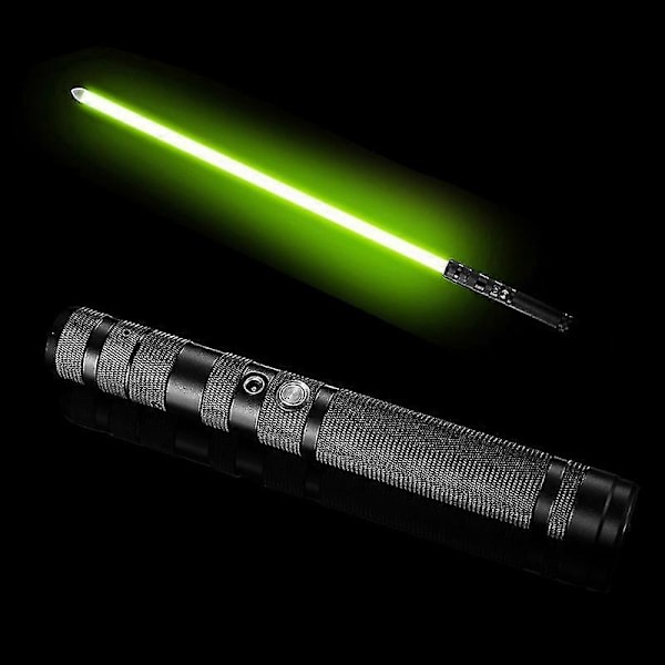 Lys Sabre Laser Sabel Rgb 7 Farger Skiftbar Elektronisk Lys Sabel Lyd 1stk-svart