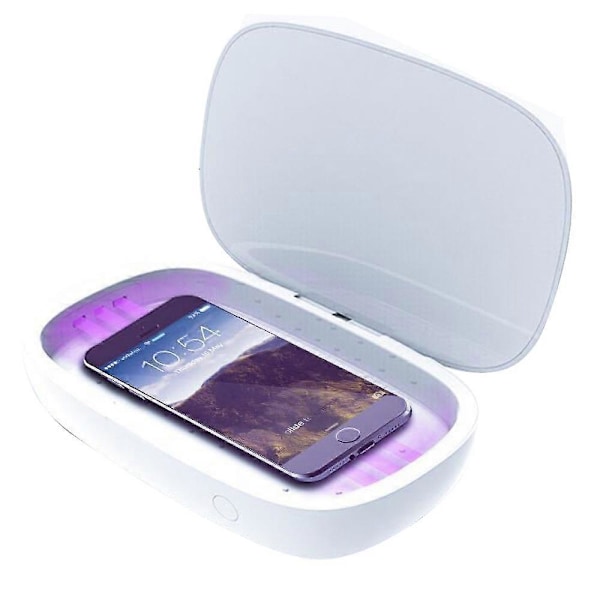Belkin Boost Charge UV-Sterilisator med trådløs oplader (reducerer bakterievækst med op til 99%; til iPhone og andre enheder, f.eks. fra Samsung)