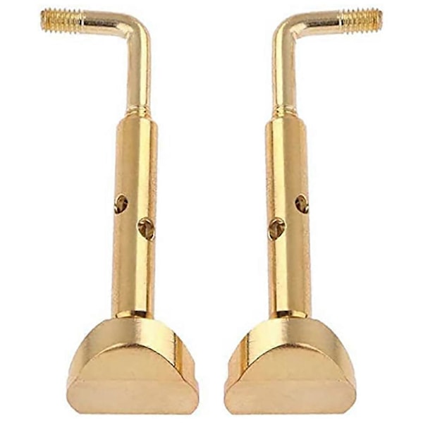 2 st. Violinhakstödsskruvar i legering Violinhakstöd Tillbehör för 4/4 3/4 Violin