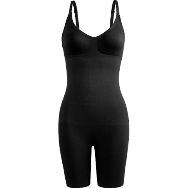 Sømløs Shapewear for kvinner Magekontroll Body Shaper Komfortabel for kvinner under kjole BLACK L XL